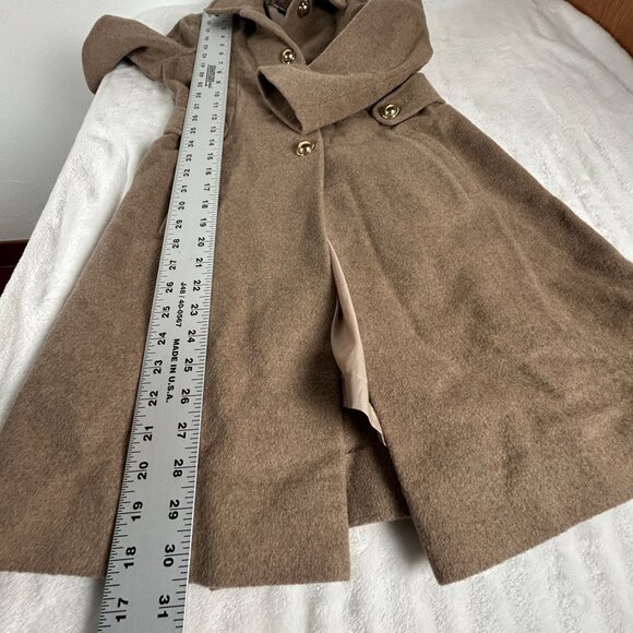 Rothschild Girls Size 6X Brown Wool Blend Coat Classic Winter Outerwear Buttons - Picture 10 of 10